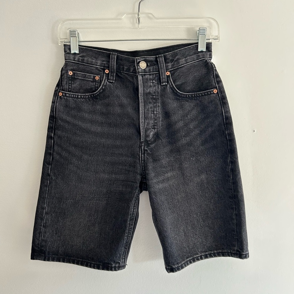 Denim Forum High Rise Charcoal Jeans
